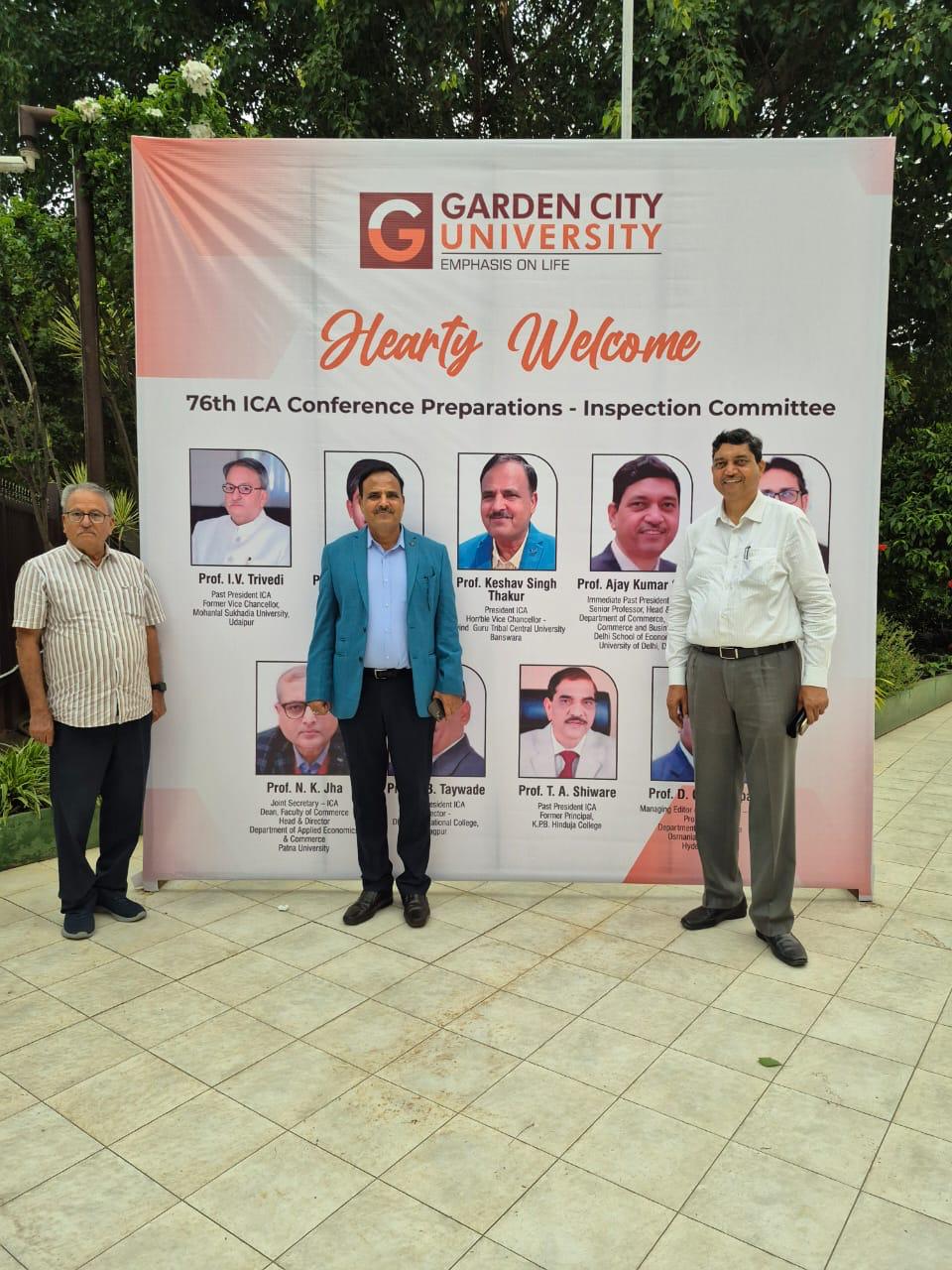 Released 76th ICA Conference Brochure @ Garden City University, Bangalore (18th May 2025)