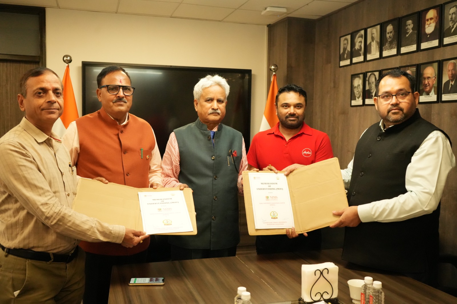 MOU between GGTU and NIMS, Jaipur (21-06-2024)